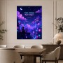 Pixel Dreams Neon Nights als Modernes Wandbild oder Poster
