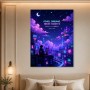 Pixel Dreams Neon Nights als Modernes Wandbild oder Poster