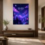 Pixel Dreams Neon Nights als Modernes Wandbild oder Poster