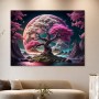 Mystischer Baum unter Mondlicht als Leinwandbild oder Fine Art Print