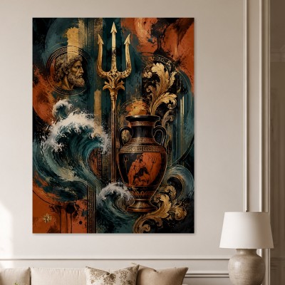 Griechische Moderne Kunst als Wandbild oder Fine Art Print