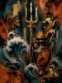 Griechische Moderne Kunst als Wandbild oder Fine Art Print