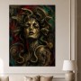Medusas Antlitz als Kunstwerk oder Designer Wandbild
