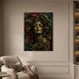 Medusas Antlitz als Kunstwerk oder Designer Wandbild