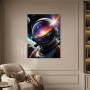 Kosmischer Astronaut als Acrylbild oder Leinwandbild