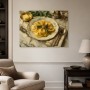 Ravioli auf Marmor, Kunstdruck oder Leinwand für stilvolle Küchenräume