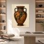 Antike Vase mit mythologischer Szene, Kunstdruck oder Wandbild