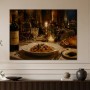 Romantisches Dinner bei Kerzenschein, Kunstdruck und Gallery Print