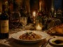 Romantisches Dinner bei Kerzenschein, Kunstdruck und Gallery Print