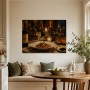 Romantisches Dinner bei Kerzenschein, Kunstdruck und Gallery Print