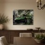 Grüner Supersportwagen als Wandbild oder Canvas Print