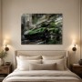 Grüner Supersportwagen als Wandbild oder Canvas Print