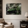 Grüner Supersportwagen als Wandbild oder Canvas Print