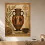 Antike Vase als Kunstdruck und Poster mit mediterraner Ornamentik