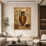Antike Vase als Kunstdruck und Poster mit mediterraner Ornamentik