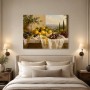 Mediterranes Stillleben mit Zitronen, Wandbild oder Kunstdruck