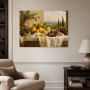 Mediterranes Stillleben mit Zitronen, Wandbild oder Kunstdruck