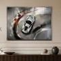 Sportwagen in Bewegung, Leinwandbild oder Acrylbild