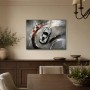 Sportwagen in Bewegung, Leinwandbild oder Acrylbild