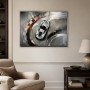 Sportwagen in Bewegung, Leinwandbild oder Acrylbild