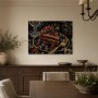 Luxuriöses Dessertstillleben als Kunstwerk oder Wandbild