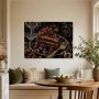 Luxuriöses Dessertstillleben als Kunstwerk oder Wandbild