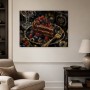 Luxuriöses Dessertstillleben als Kunstwerk oder Wandbild