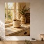 Morgenlicht am Fenster, Kunstdruck und Leinwand für warme Räume