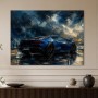 Dynamischer Sportwagen als Leinwand oder Acrylbild