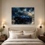 Dynamischer Sportwagen als Leinwand oder Acrylbild