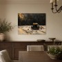 Schwarze Kaffeetasse als Fine Art Print oder Modernes Wandbild
