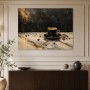 Schwarze Kaffeetasse als Fine Art Print oder Modernes Wandbild