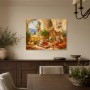 Mediterranes Stillleben als Leinwand oder Poster mit sonniger Küstenstimmung