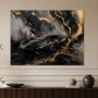 Luxus Wandbild oder Fine Art Print mit dynamischem Sportwagenmotiv