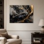 Luxus Wandbild oder Fine Art Print mit dynamischem Sportwagenmotiv