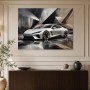 Sportlicher Supersportwagen als Acrylbild oder Fine Art Print