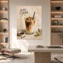 Iced Coffee Motiv als Poster oder Leinwand für die Küche