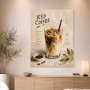 Iced Coffee Motiv als Poster oder Leinwand für die Küche