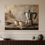 Stillleben mit Kaffee, Wandbild oder Kunstdruck für stilvolle Räume