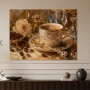 Luxuriöse Kaffee Stillleben als Leinwand oder Fine Art Print