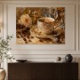Luxuriöse Kaffee Stillleben als Leinwand oder Fine Art Print