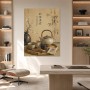 Japanische Teestube als Kunstdruck oder Leinwand für ruhige Wohnräume