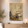 Japanische Teestube als Kunstdruck oder Leinwand für ruhige Wohnräume