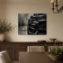 Dunkler Sportwagen als Leinwand oder Acrylbild