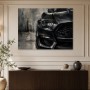 Dunkler Sportwagen als Leinwand oder Acrylbild