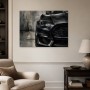 Dunkler Sportwagen als Leinwand oder Acrylbild