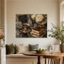 Elegante Kaffee-Tafel als Wandbild oder Kunstdruck