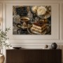 Elegante Kaffee-Tafel als Wandbild oder Kunstdruck