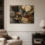 Elegante Kaffee-Tafel als Wandbild oder Kunstdruck