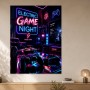 Electric Game Night als Modernes Wandbild oder Poster